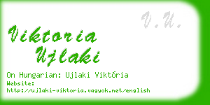 viktoria ujlaki business card