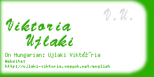 viktoria ujlaki business card